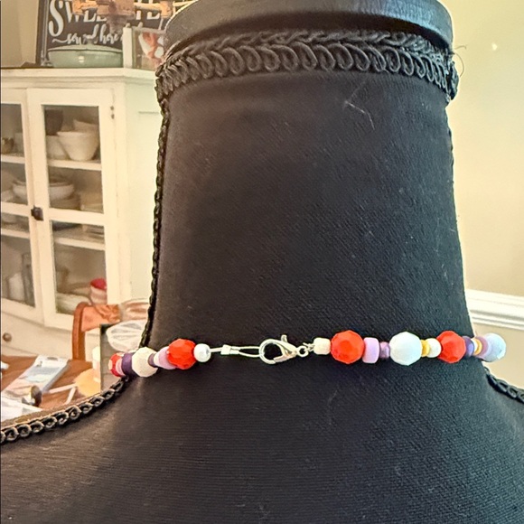 Vibrant 'Go Tigers' Beaded Necklace - Picture 2 of 5